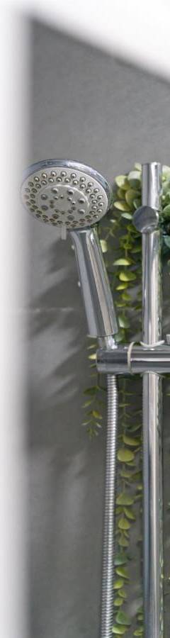 a shower with a plant next to a window at Heart Of Nicosia - The Gem in Nicosia