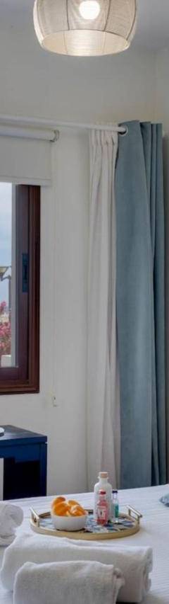 a bedroom with a bed with a large window at Glabur Stays! The One -1 - Elite Marina Front! in Zygi