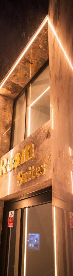 a building with a sign that reads raisin street at Raam Luxury Suites in Larnaka