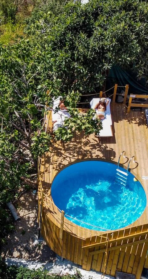 Aprosmeno Jacuzzi House 3 (Swimming pool)
